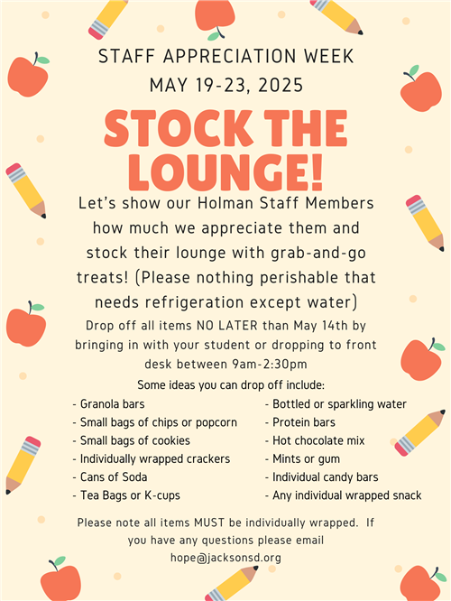 Staff Appreciation Week